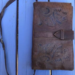 Flores' Bags Tooled Leather Hand Purse